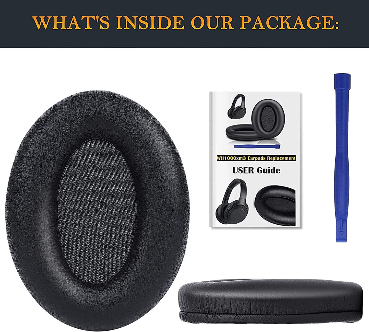 Earpads for Sony WH-1000XM3 - Black