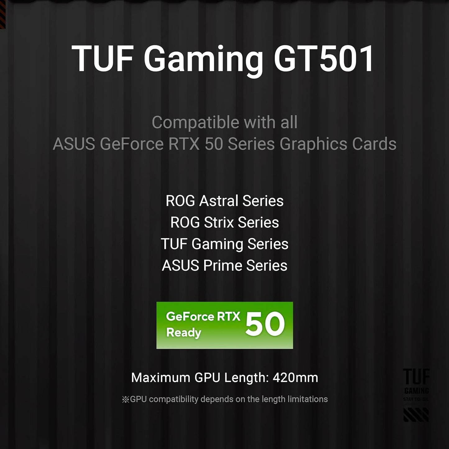 ASUS TUF Gaming GT501 E-ATX Full-Tower PC Case