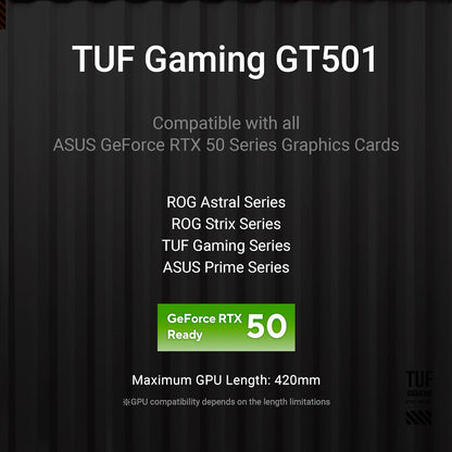 ASUS TUF Gaming GT501 E-ATX Full-Tower PC Case