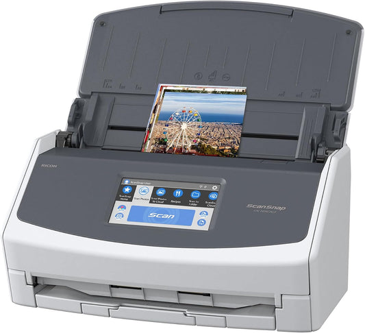 Ix1600 Photo and Document Scanner, Wireless or USB, White