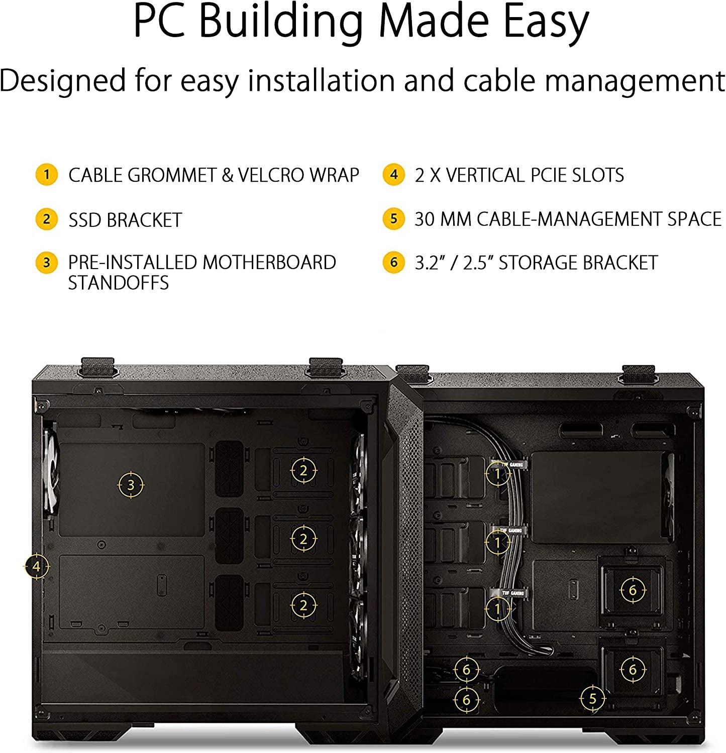 ASUS TUF Gaming GT501 E-ATX Full-Tower PC Case