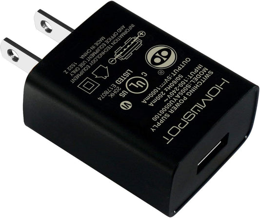 UL Listed 5V 1A USB Wall Charger, Single-Port USB-A Power Adapter