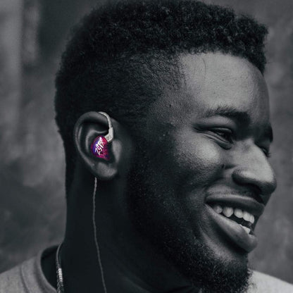 KZ ZST X Hybrid In-Ear Earphones, Purple