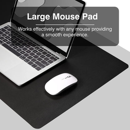 Leather Desk Pad Protector 36”X17” Desk Blotter Pad, Waterproof Writing Desk Accessories