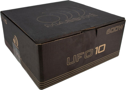 UFO10V2 | 10” Slim Subwoofer | 600W Max, 300W RMS, Dual 4 Ohm, Shallow Mount Design, Powerful Low-Profile Woofer for Tight Spaces & Deep Bass Car Audio Systems