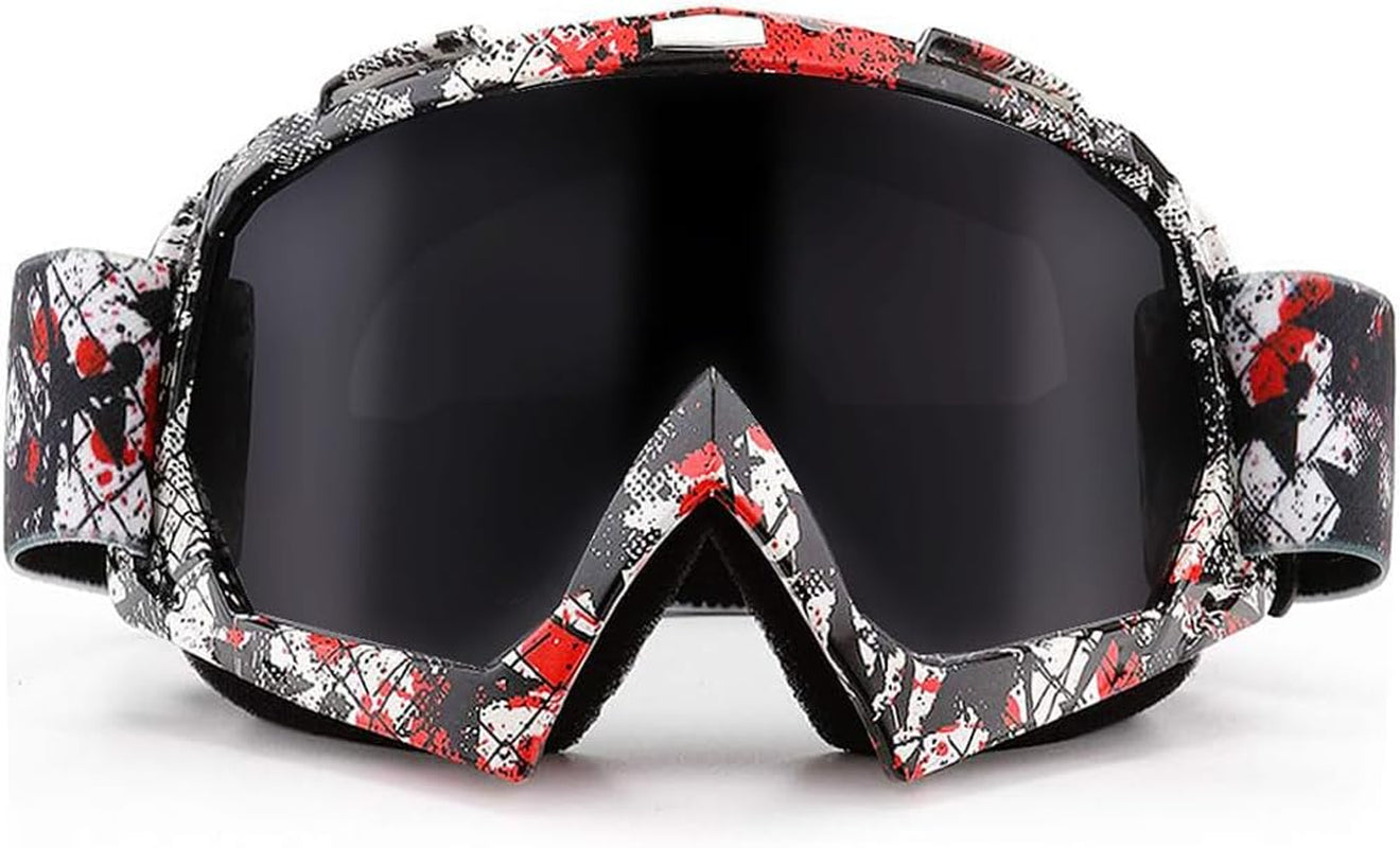 Dirt Bike ATV Goggles-Motorcycle Offroad Riding Helmet Motocross