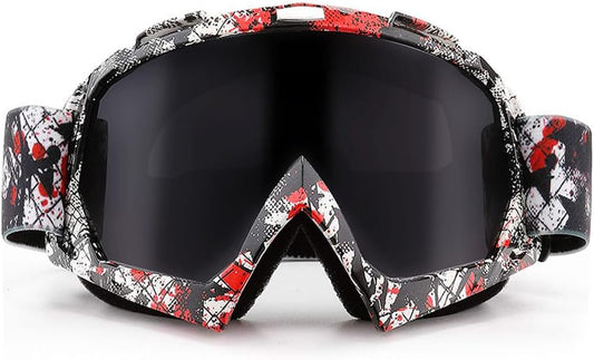 Dirt Bike ATV Goggles-Motorcycle Offroad Riding Helmet Motocross
