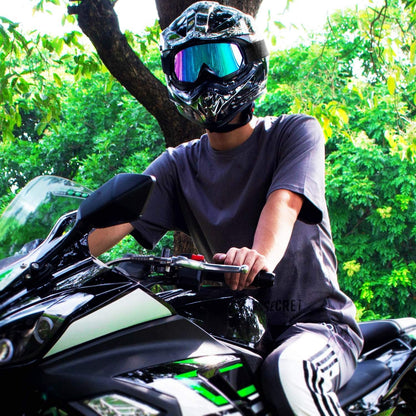 Dirt Bike ATV Goggles-Motorcycle Offroad Riding Helmet Motocross
