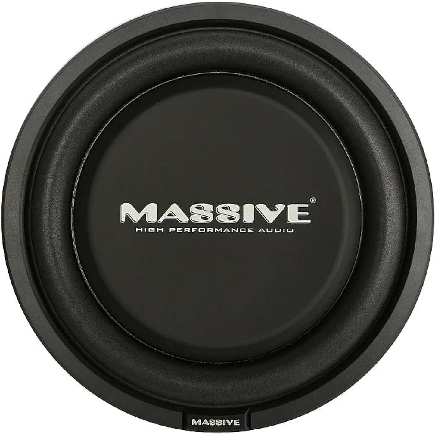 UFO10V2 | 10” Slim Subwoofer | 600W Max, 300W RMS, Dual 4 Ohm, Shallow Mount Design, Powerful Low-Profile Woofer for Tight Spaces & Deep Bass Car Audio Systems