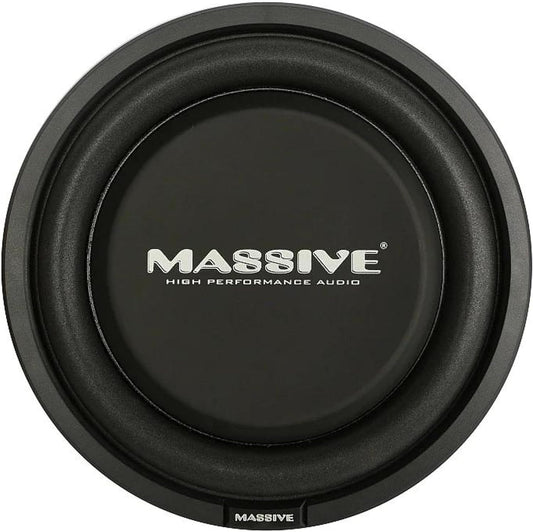UFO10V2 | 10” Slim Subwoofer | 600W Max, 300W RMS, Dual 4 Ohm, Shallow Mount Design, Powerful Low-Profile Woofer for Tight Spaces & Deep Bass Car Audio Systems