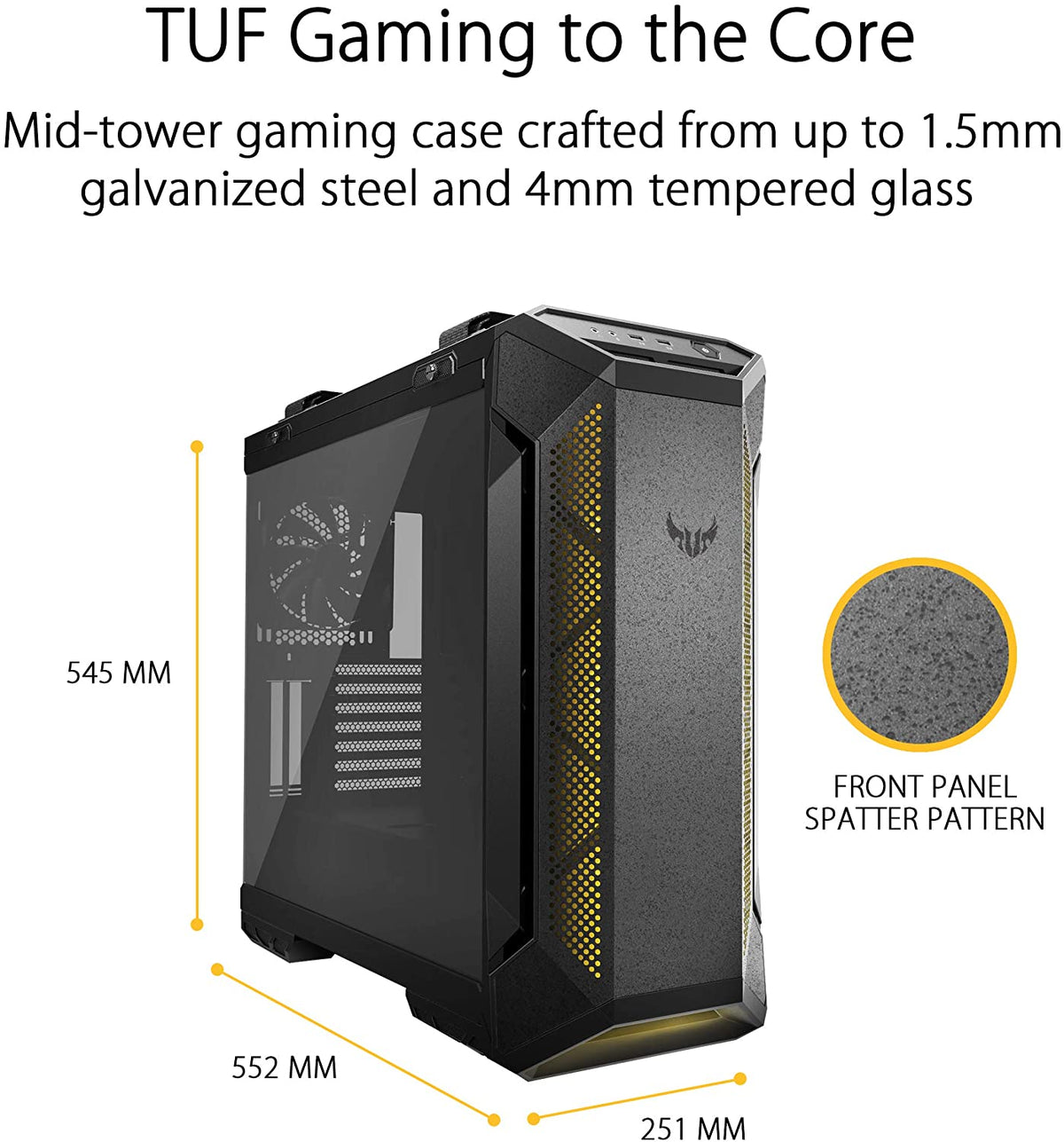 ASUS TUF Gaming GT501 E-ATX Full-Tower PC Case