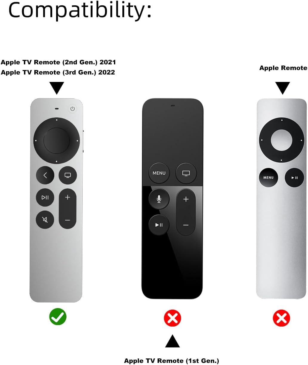 Apple TV 4K Siri Remote Case (2021) - Yellow, Compatible Accessory