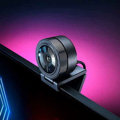 Razer Kiyo Pro Webcam for Streaming, Gaming, Video Calls: Full HD 1080P 60FPS - Adaptive Light Sensor - HDR Enabled - Wide Angle Lens with Adjustable FOV - Works with OBS, Xsplit, Twitch, Zoom, Teams