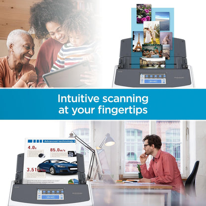 Ix1600 Photo and Document Scanner, Wireless or USB, White