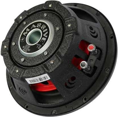UFO10V2 | 10” Slim Subwoofer | 600W Max, 300W RMS, Dual 4 Ohm, Shallow Mount Design, Powerful Low-Profile Woofer for Tight Spaces & Deep Bass Car Audio Systems
