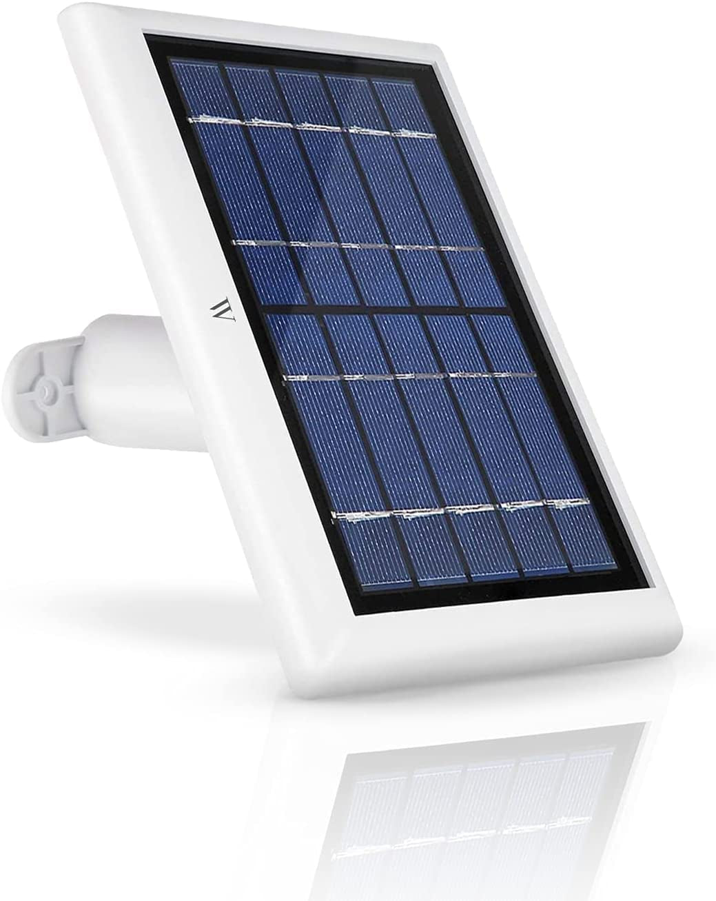 Solar Panel Compatible with Ring Battery-Powered-Security Cam, Spotlight Cam 2K (2Nd Gen)/Plus/Pro, Outdoor Cam 2K (2Nd Gen)/Plus, Stick up Cam/Pro - 1 Pack, White