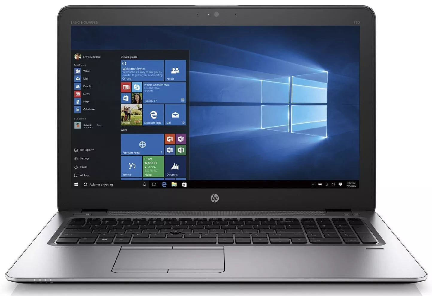 Portátil HP EliteBook 850 G4 15.6" i5 16GB RAM 256GB SSD